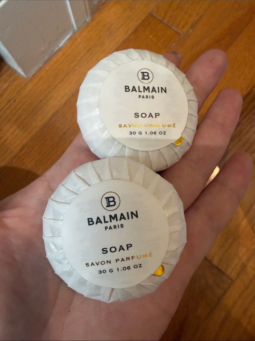 Balmain Mini Bar Soap for Hands 30g x 2 NWT NEVER USED